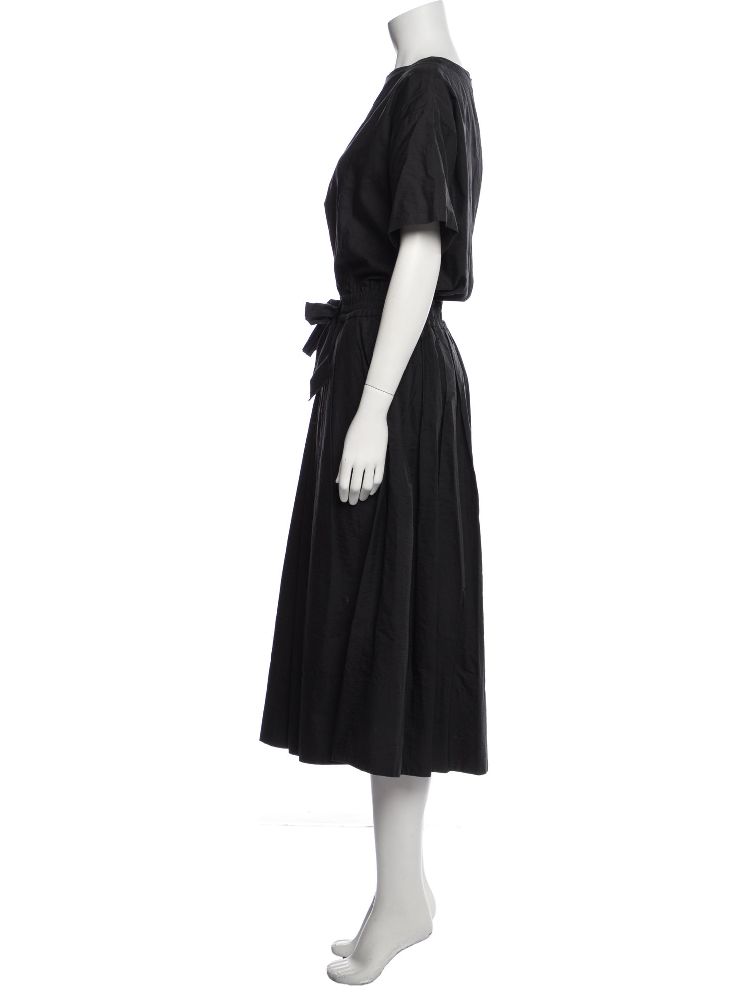 Brunello Cucinelli Bateau Neckline Long Dress