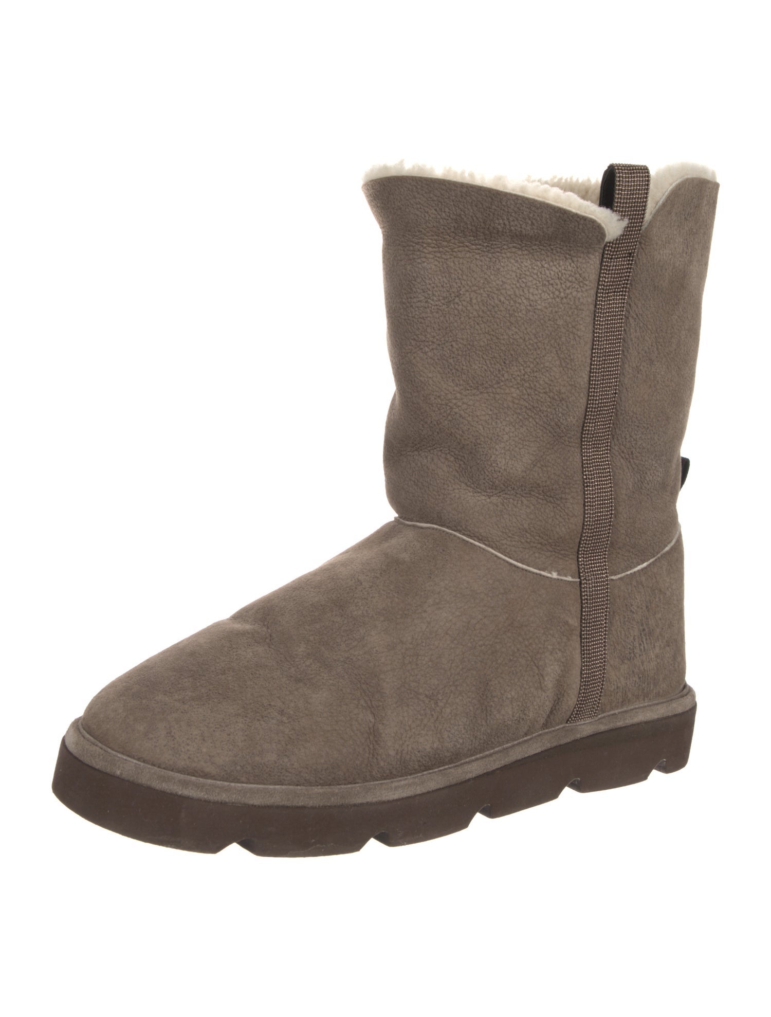 Brunello Cucinelli Suede Snow Boots
