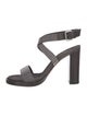 Brunello Cucinelli Monili Suede Sandals