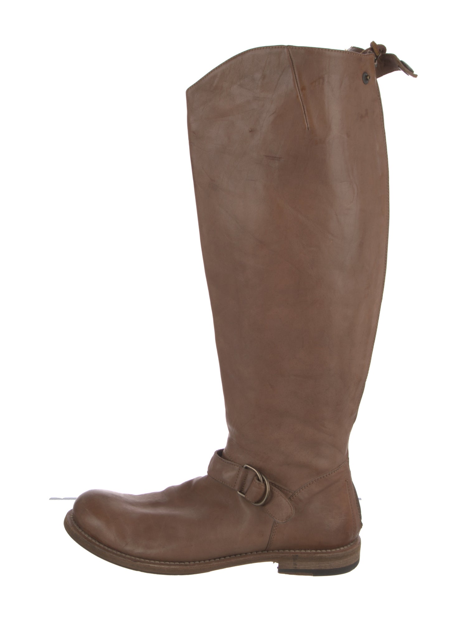 Brunello Cucinelli Leather Riding Boots