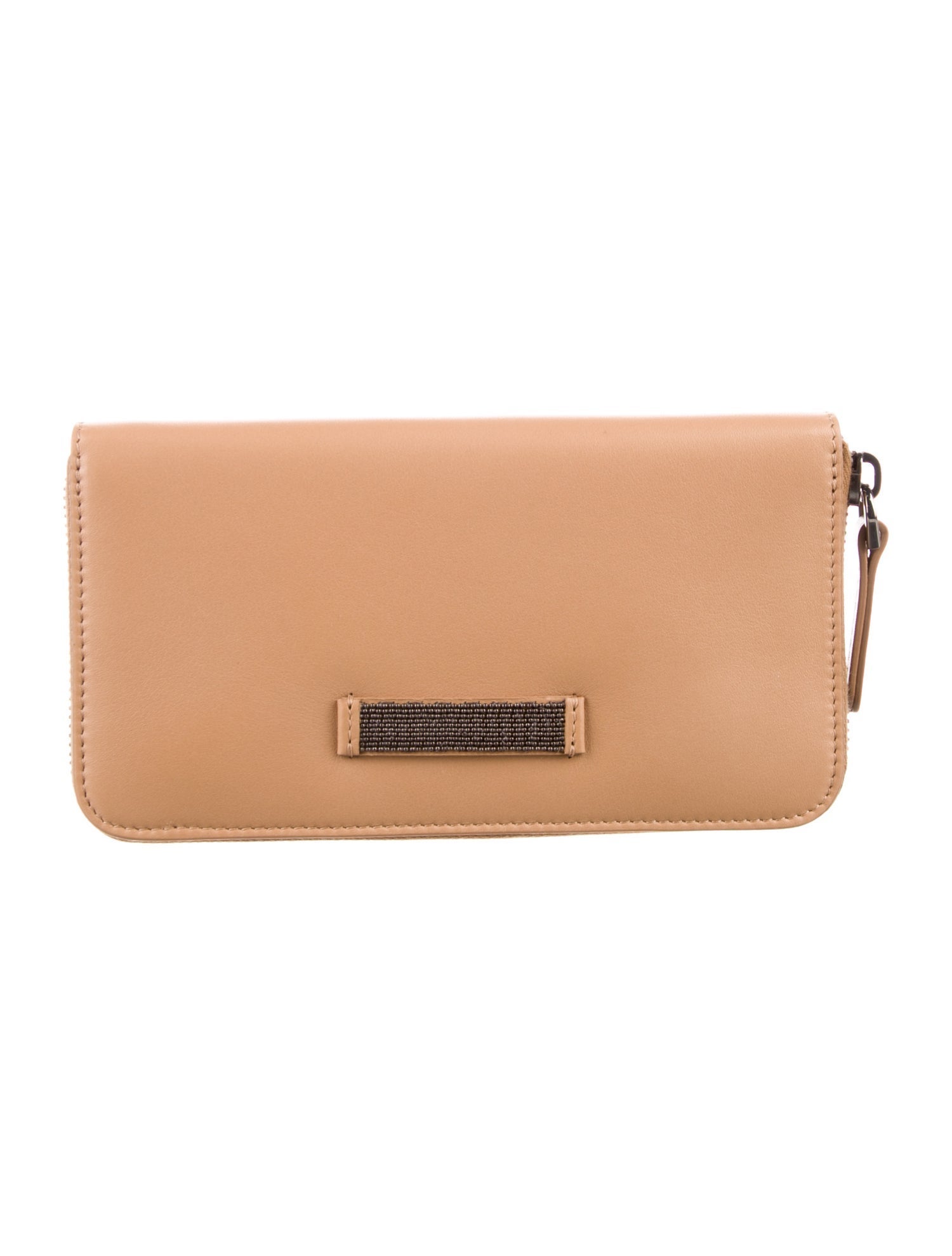 Brunello Cucinelli Leather Continental Wallet