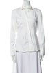Brunello Cucinelli Long Sleeve Button-Up Top