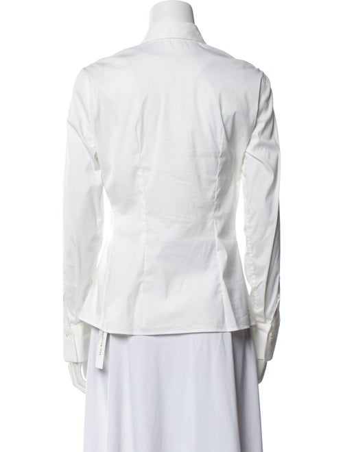 Brunello Cucinelli Long Sleeve Button-Up Top