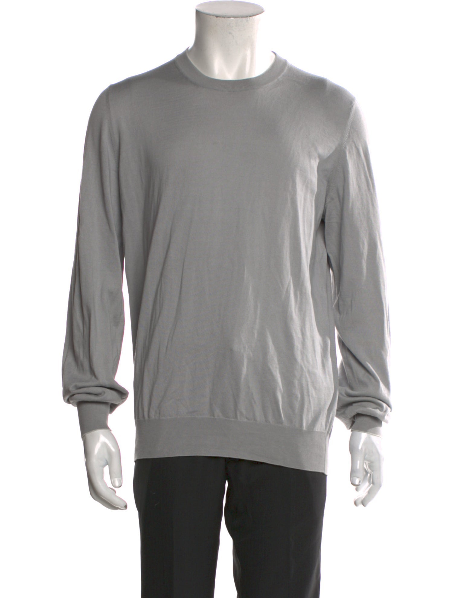 Brunello Cucinelli Crew Neck Long Sleeve T-Shirt