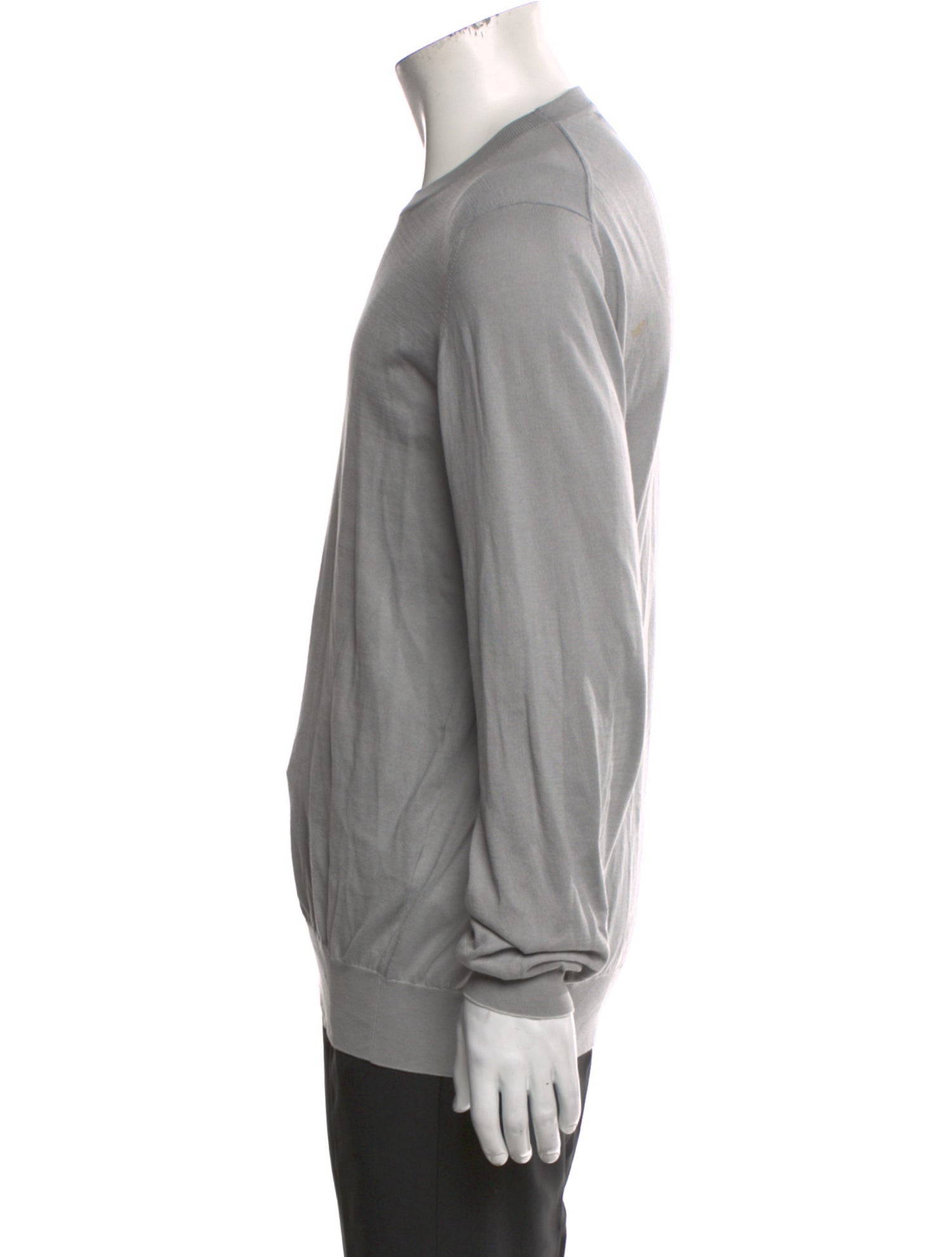 Brunello Cucinelli Crew Neck Long Sleeve T-Shirt
