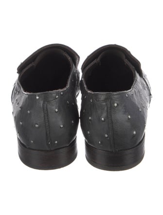 Brunello Cucinelli Leather Studded Accents Oxfords