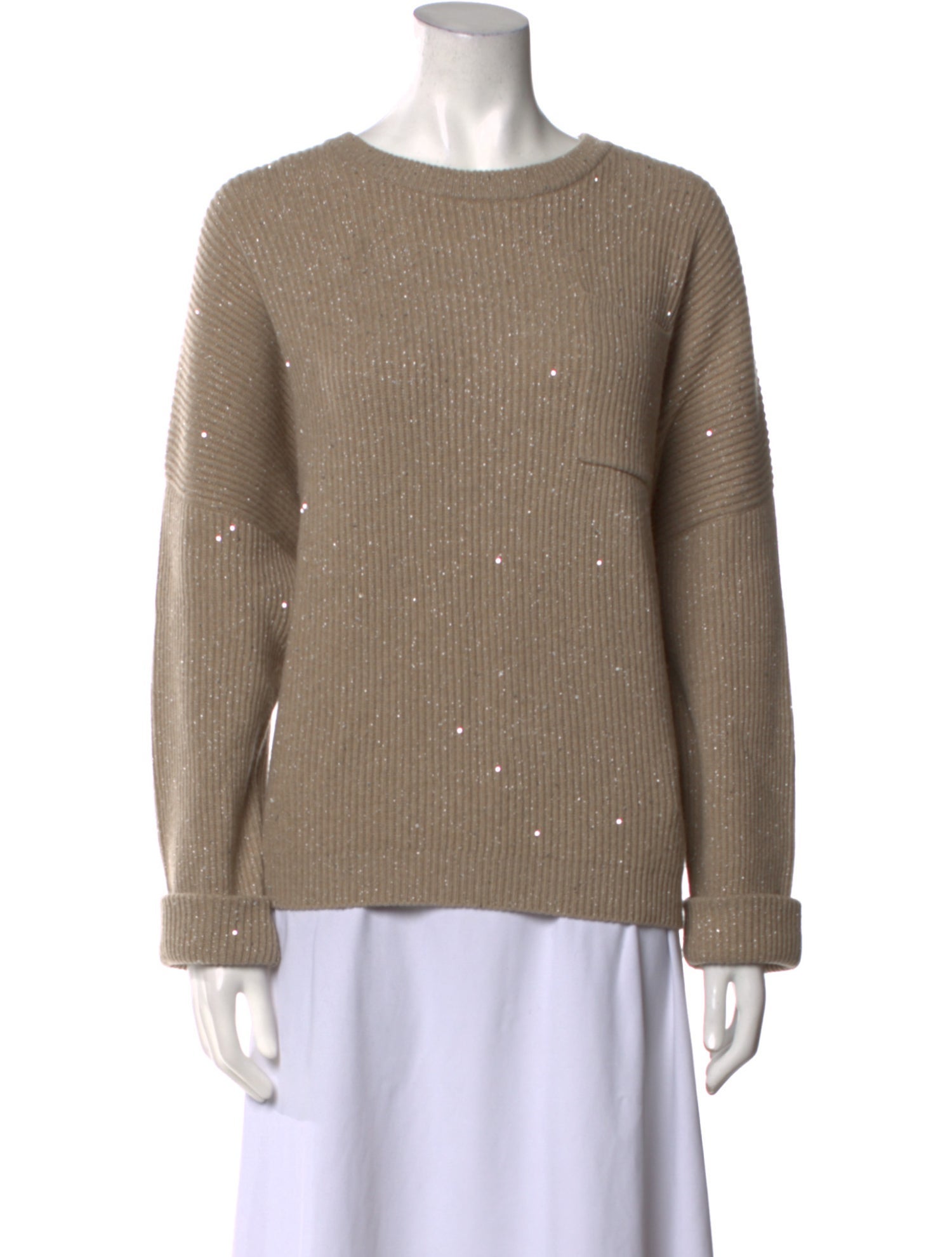 Brunello Cucinelli Cashmere Crew Neck Sweater