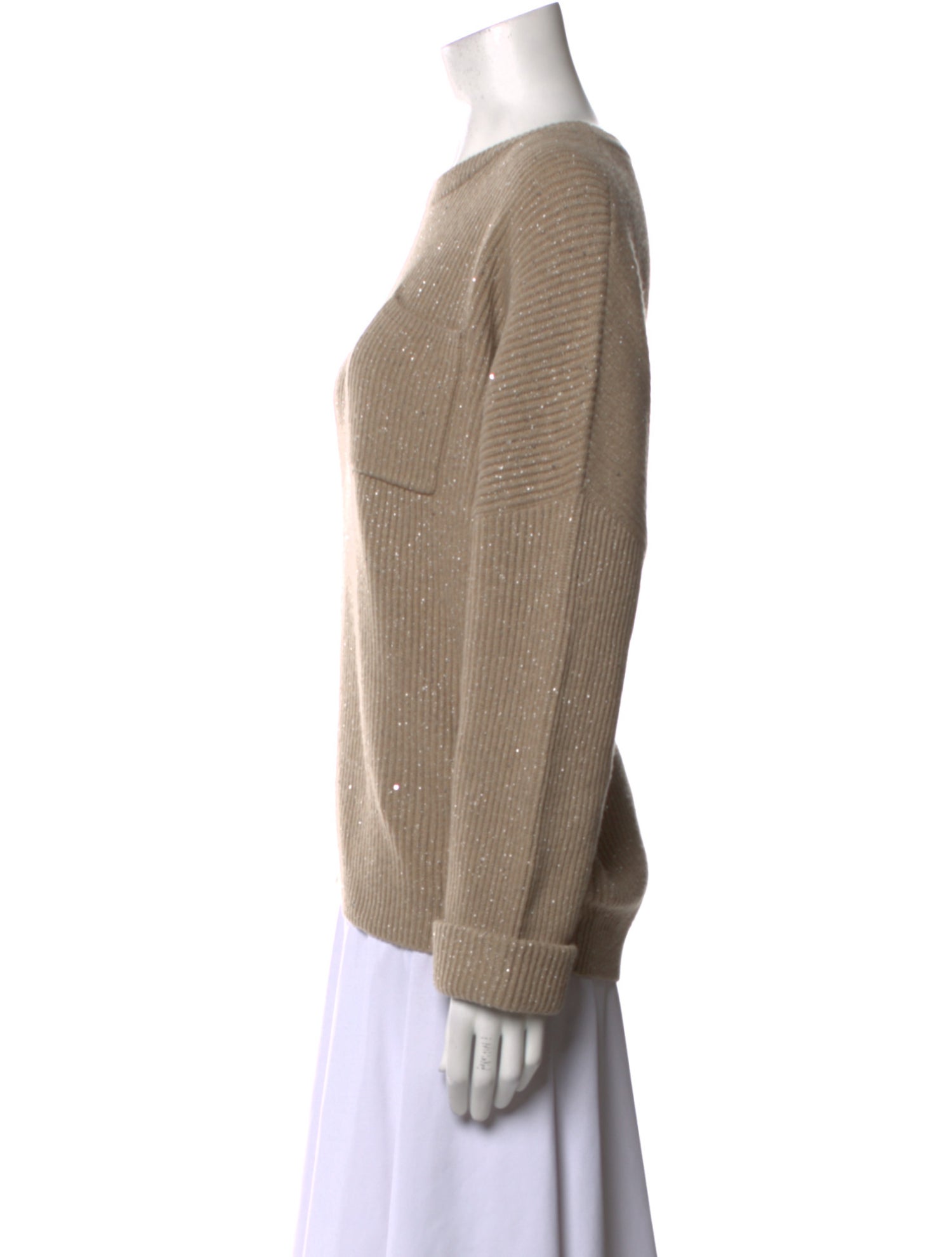 Brunello Cucinelli Cashmere Crew Neck Sweater