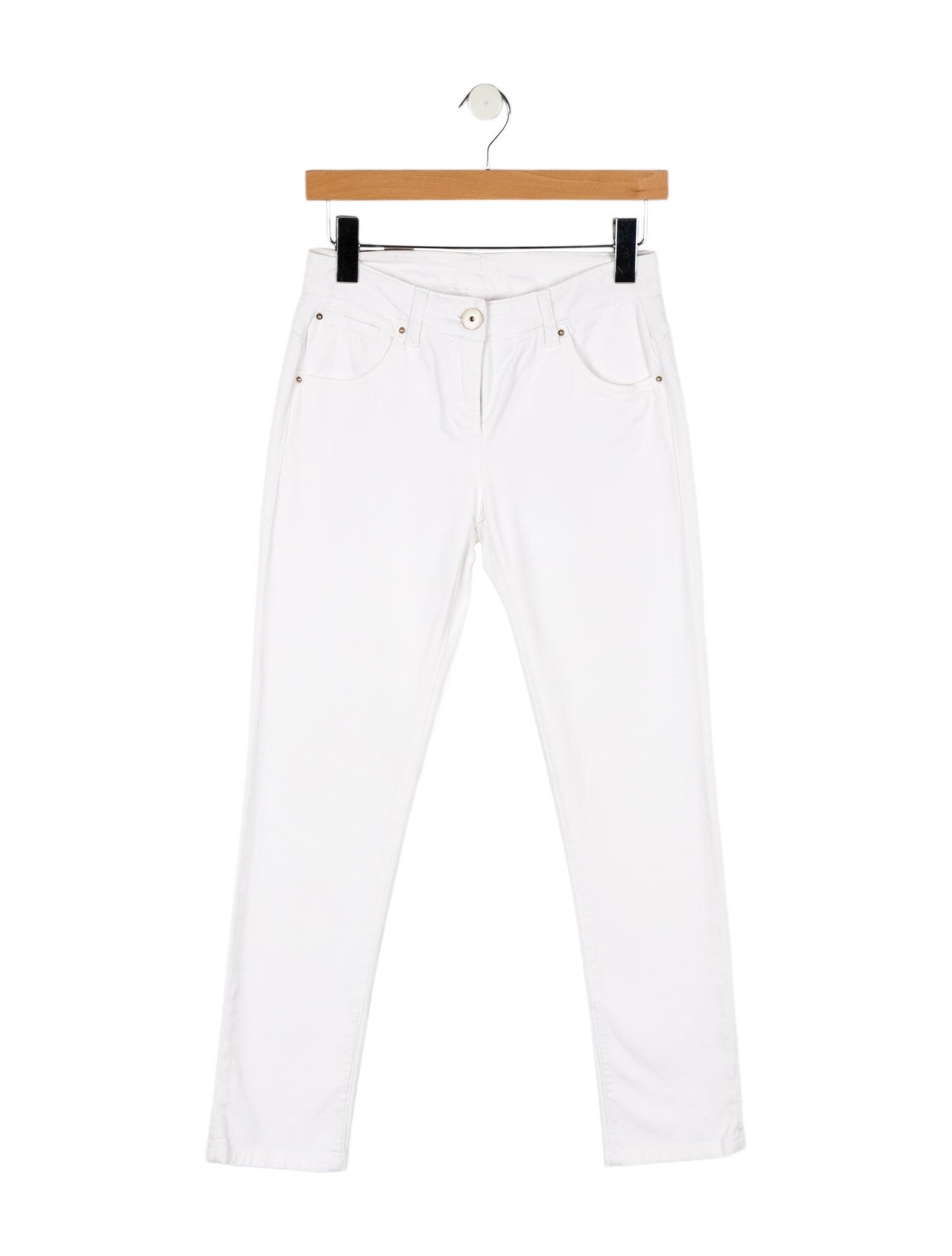 Brunello Cucinelli Mid-Rise Straight Leg Jeans