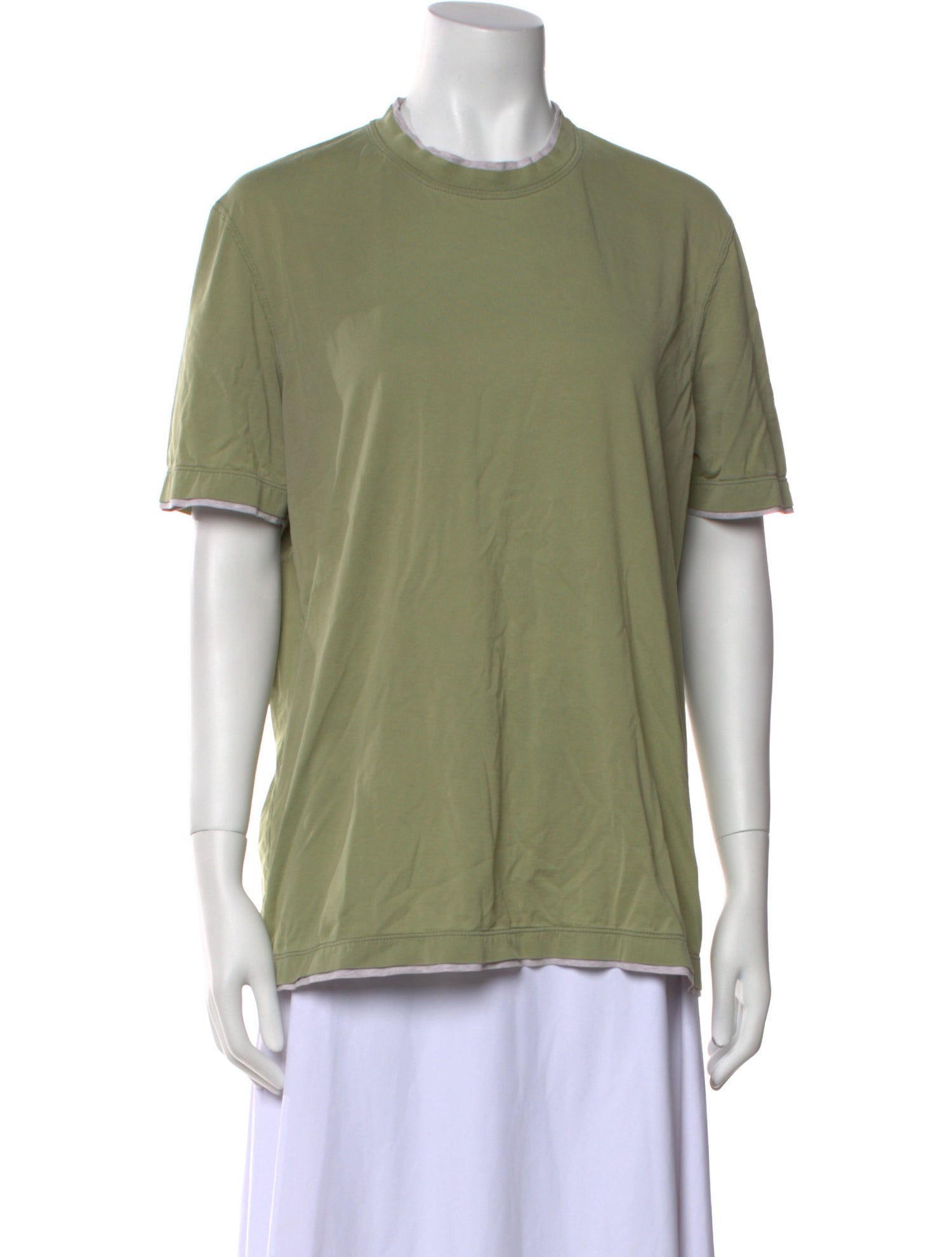 Brunello Cucinelli Crew Neck Short Sleeve T-Shirt