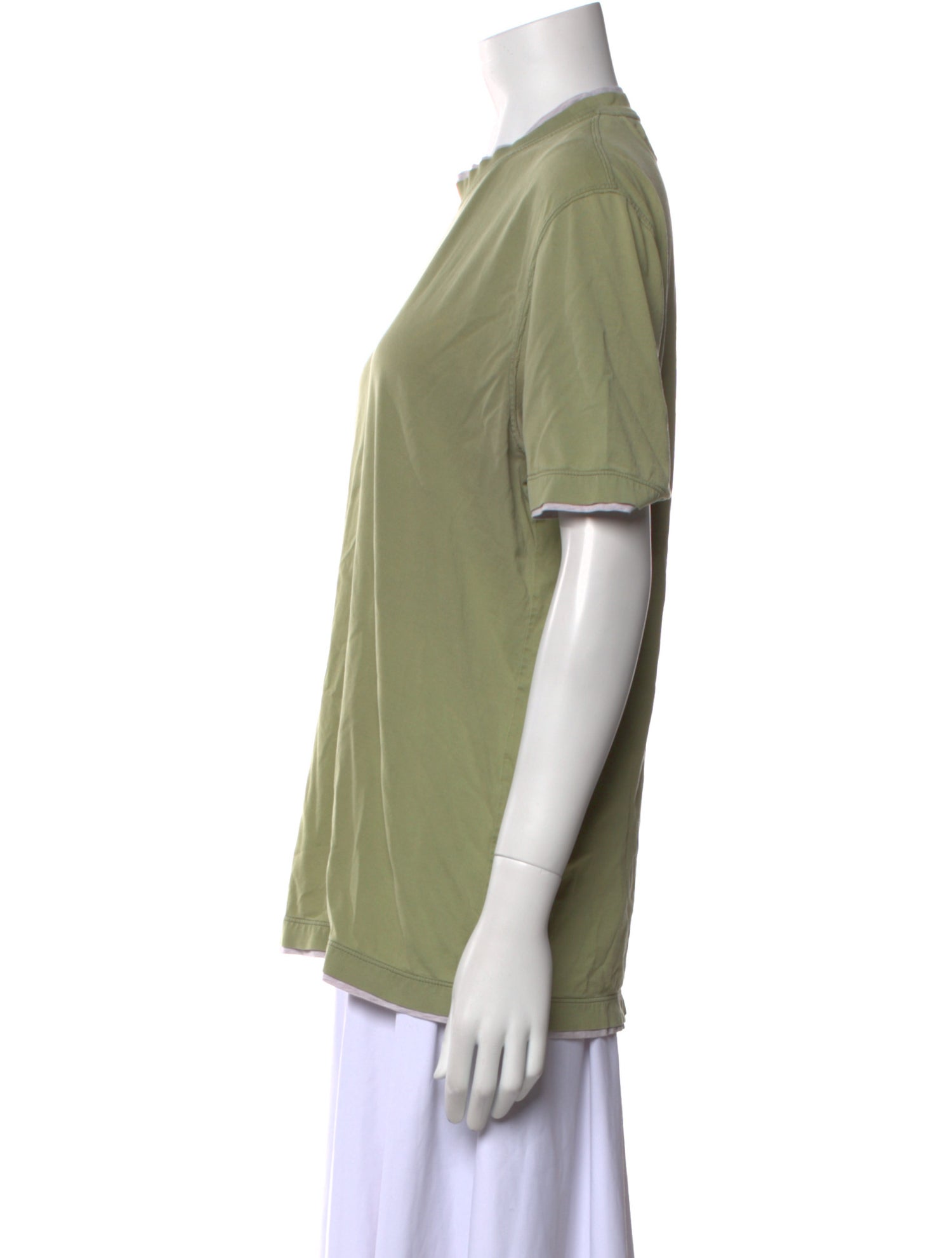 Brunello Cucinelli Crew Neck Short Sleeve T-Shirt
