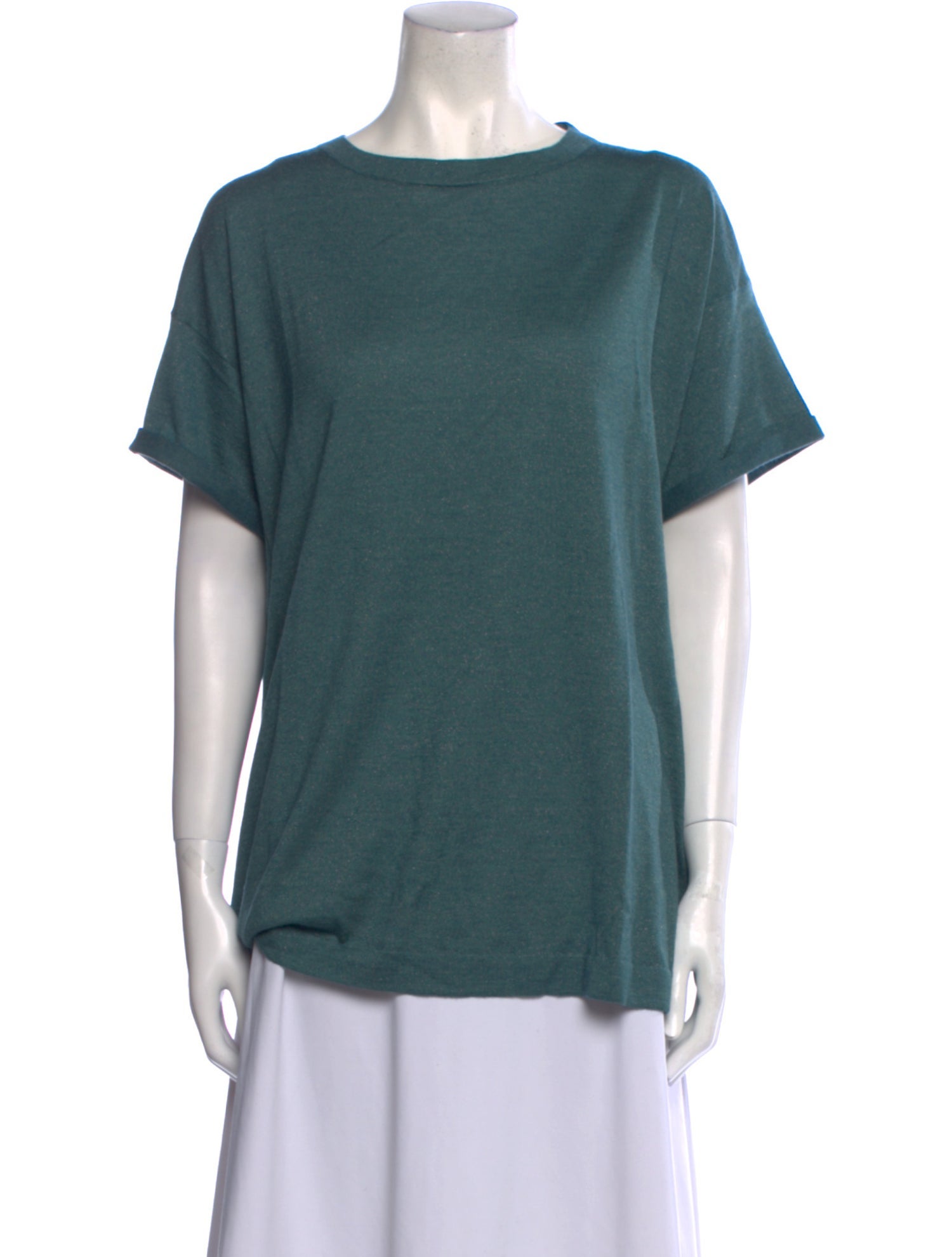 Brunello Cucinelli Cashmere Crew Neck T-Shirt
