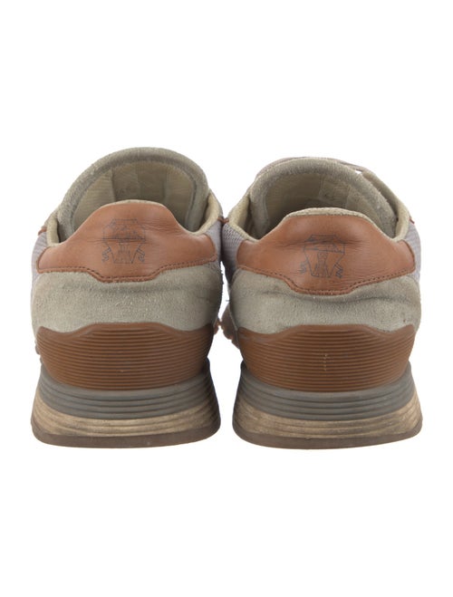 Brunello Cucinelli Colorblock Pattern Sneakers
