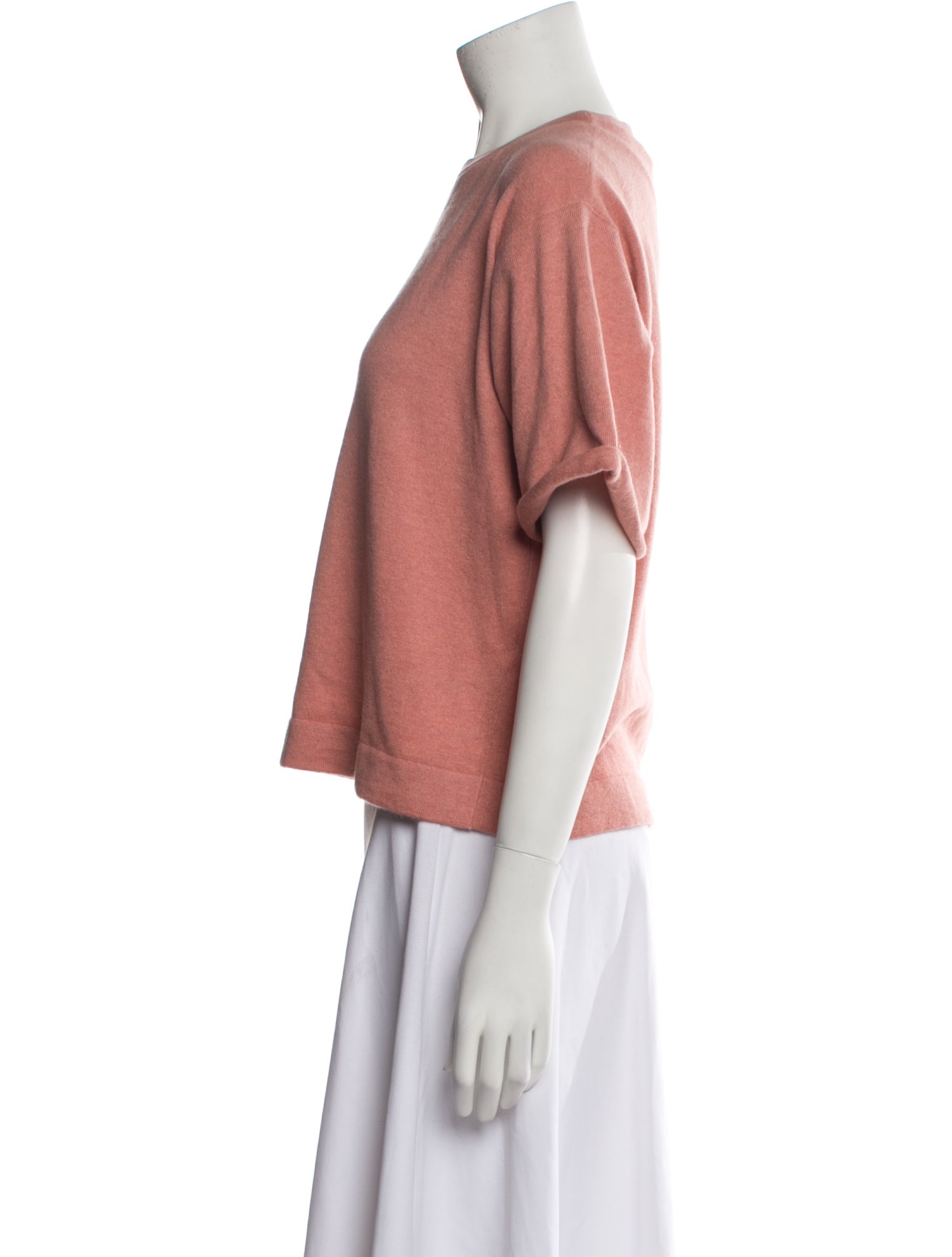 Brunello Cucinelli Cashmere Crew Neck T-Shirt