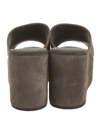 Brunello Cucinelli Suede Slides