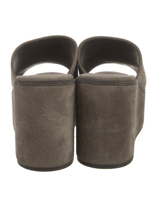 Brunello Cucinelli Suede Slides