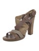 Brunello Cucinelli Suede Slingback Sandals