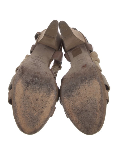 Brunello Cucinelli Suede Slingback Sandals