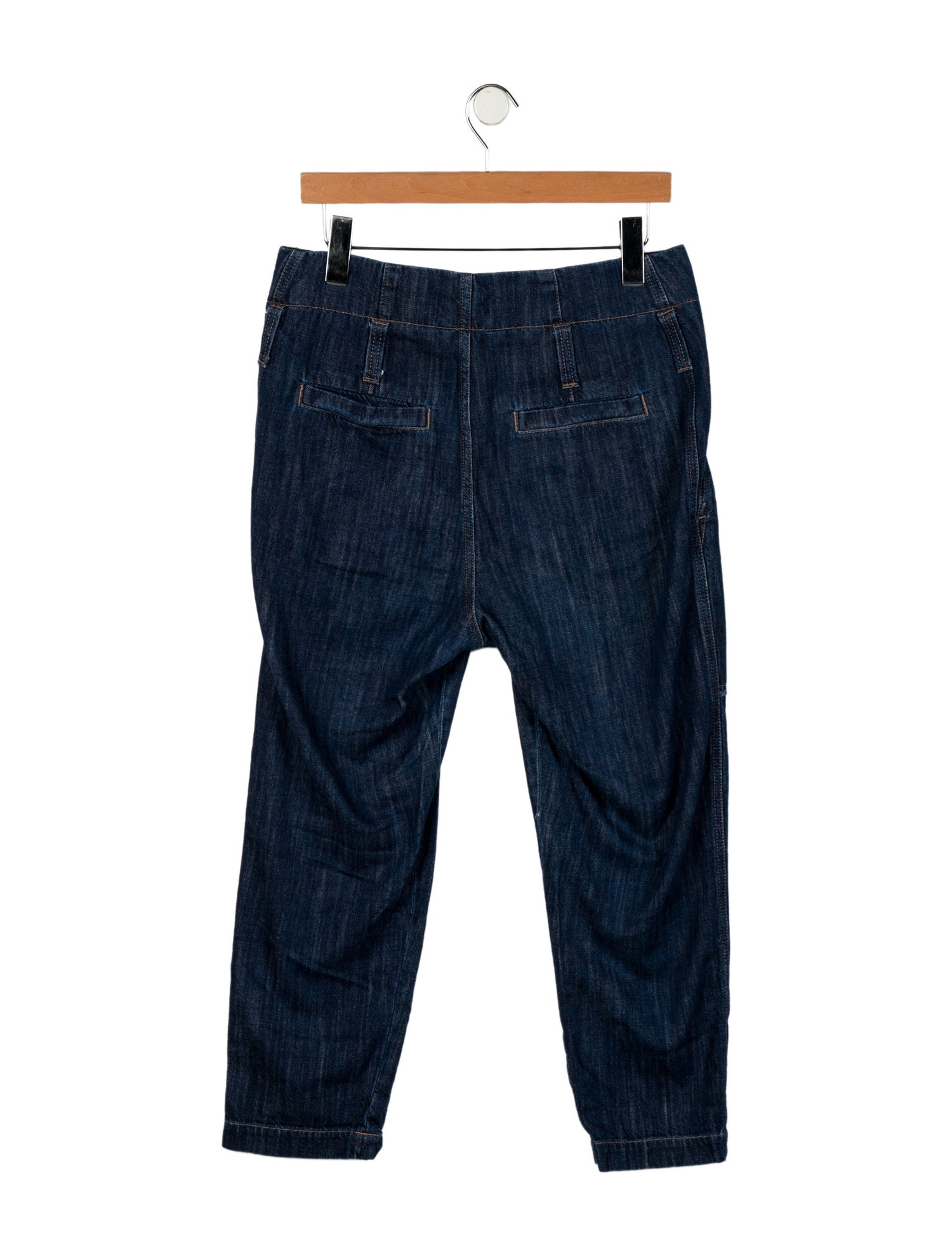 Brunello Cucinelli High-Rise Straight Leg Jeans