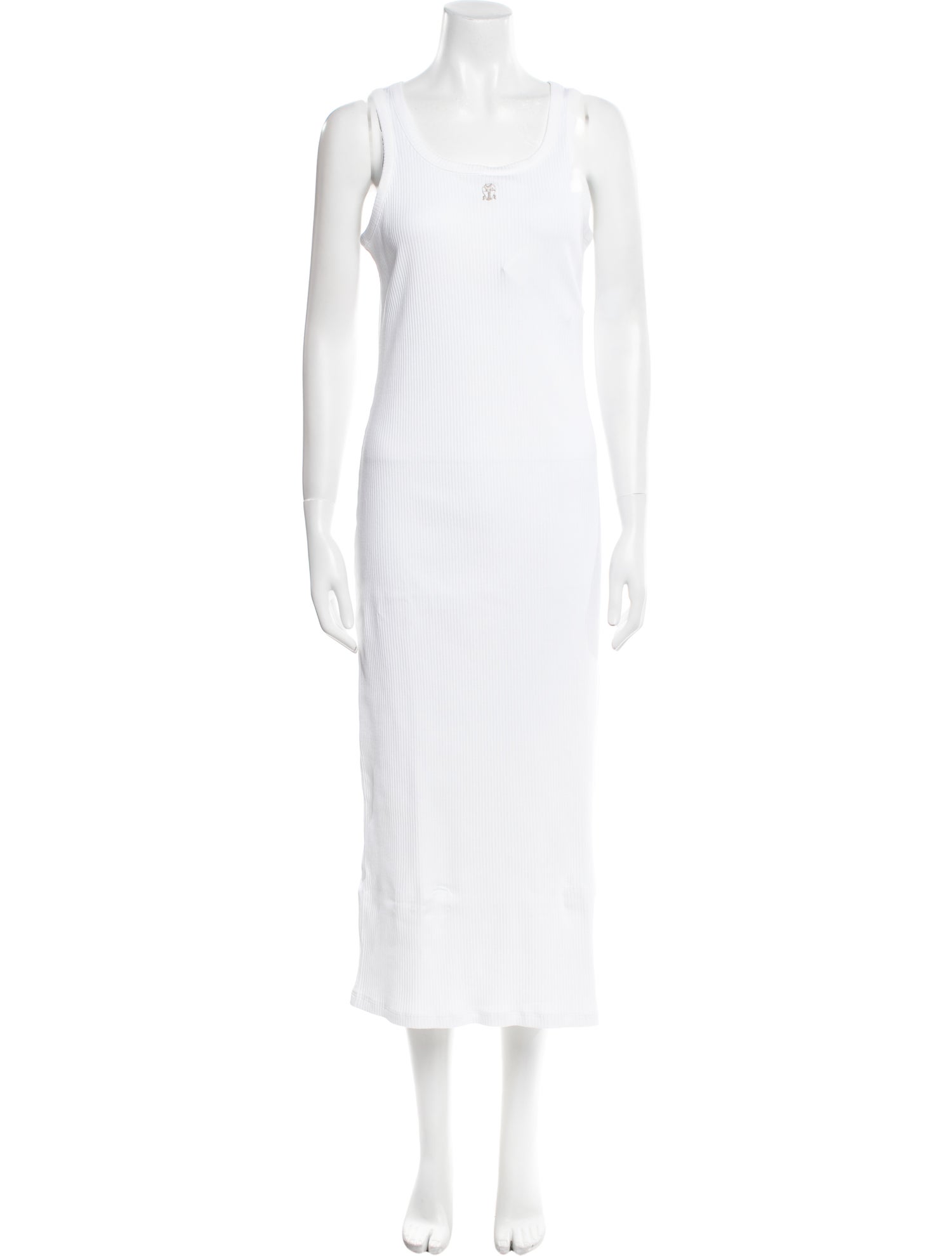 Brunello Cucinelli Scoop Neck Long Dress w/ Tags