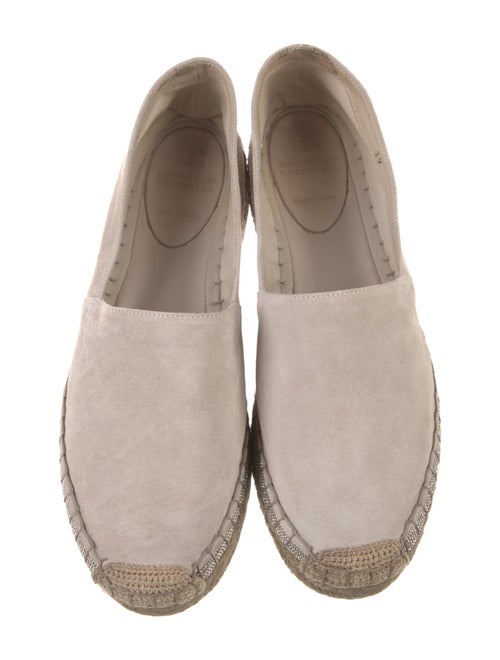 Brunello Cucinelli Monili Suede Espadrilles