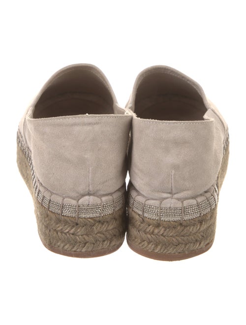 Brunello Cucinelli Monili Suede Espadrilles