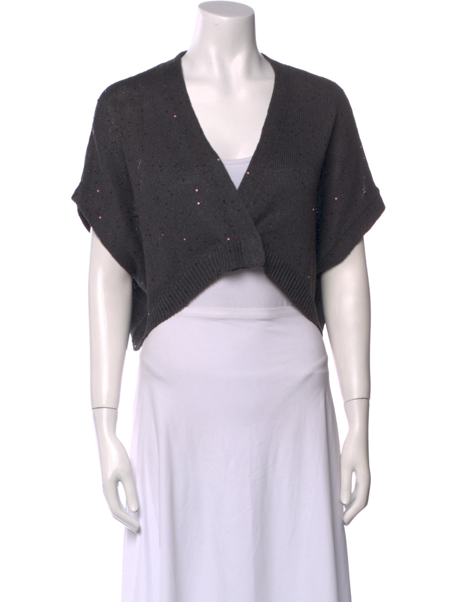 Brunello Cucinelli Open Front Sweater