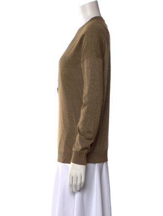 Brunello Cucinelli Cashmere V-Neck Sweatshirt