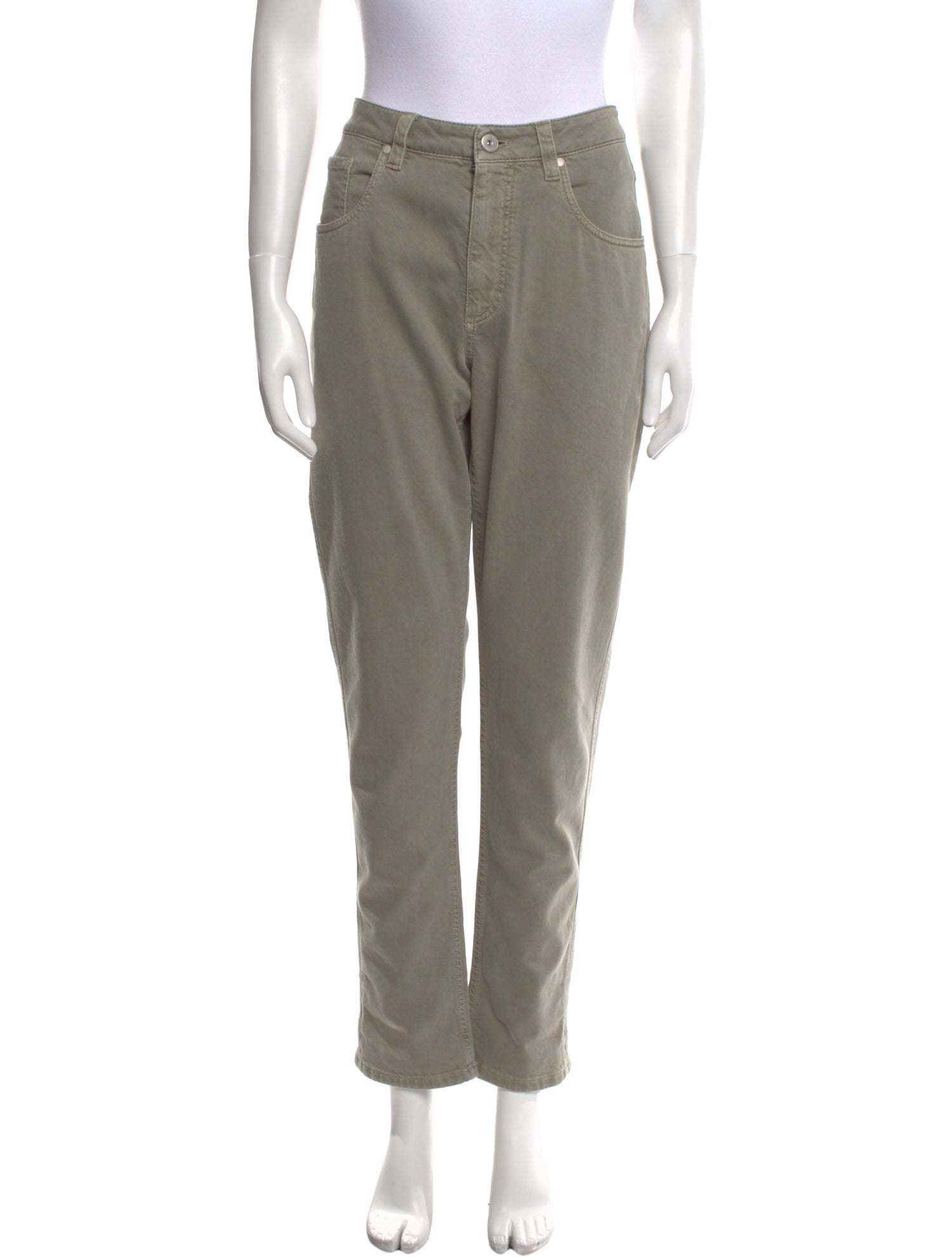 Brunello Cucinelli Mid-Rise Straight Leg Jeans w/ Tags