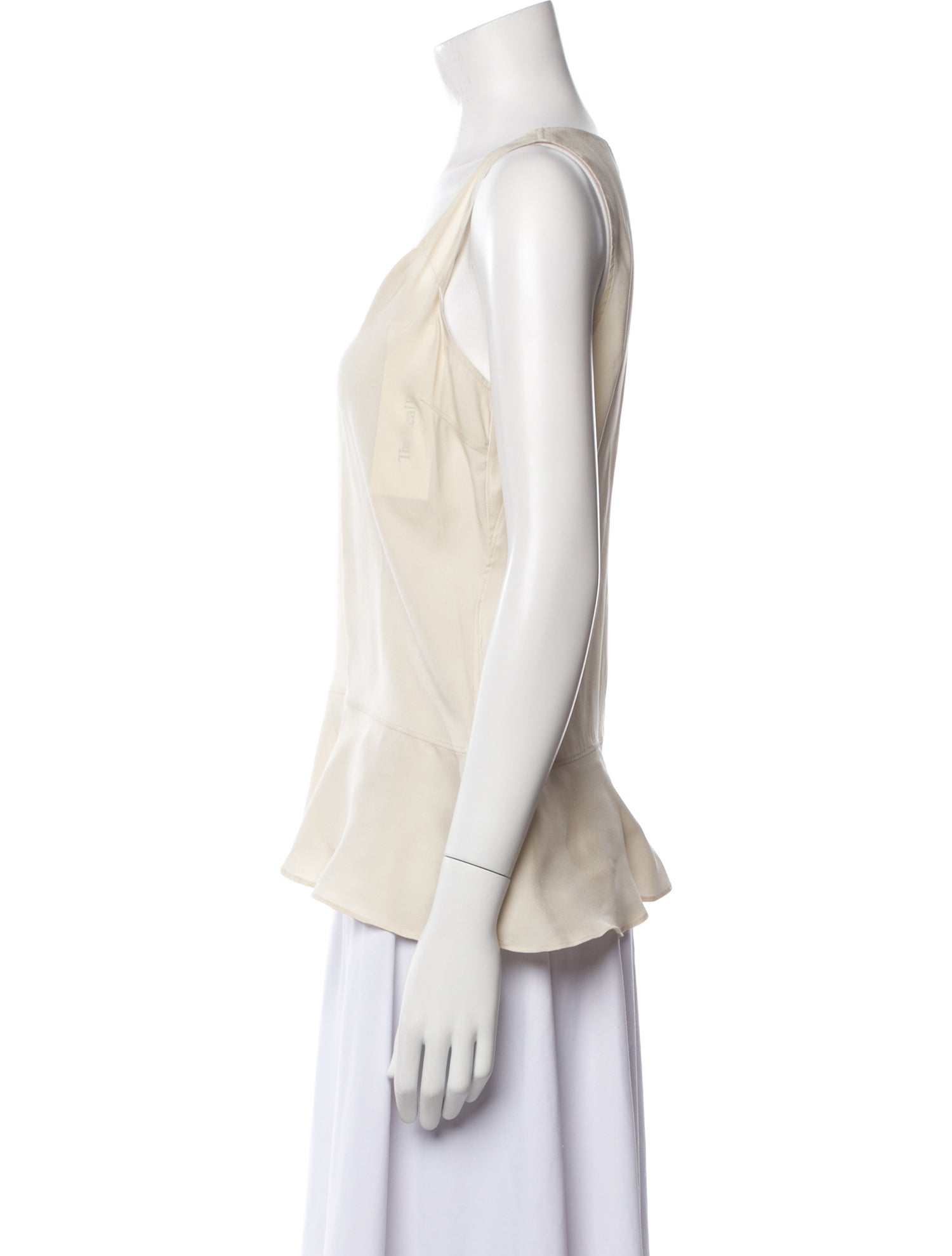 Brunello Cucinelli Silk V-Neck Top