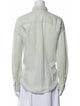 Brunello Cucinelli Linen Long Sleeve Button-Up Top
