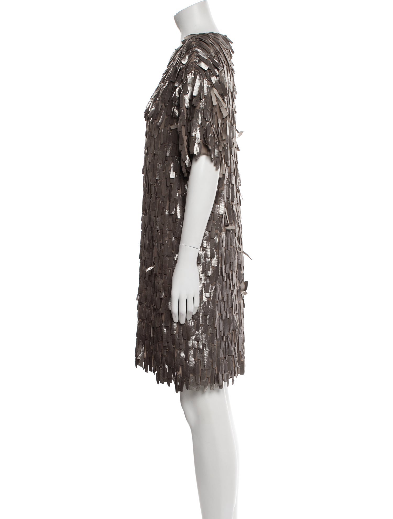 Brunello Cucinelli Crew Neck Mini Dress w/ Tags