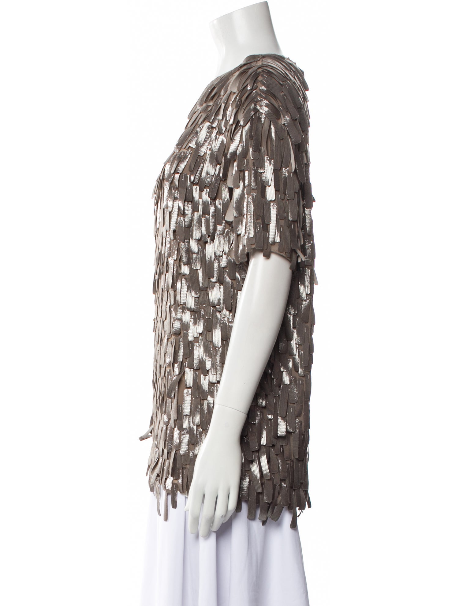 Brunello Cucinelli Printed Mini Dress w/ Tags