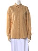 Brunello Cucinelli Long Sleeve Button-Up Top
