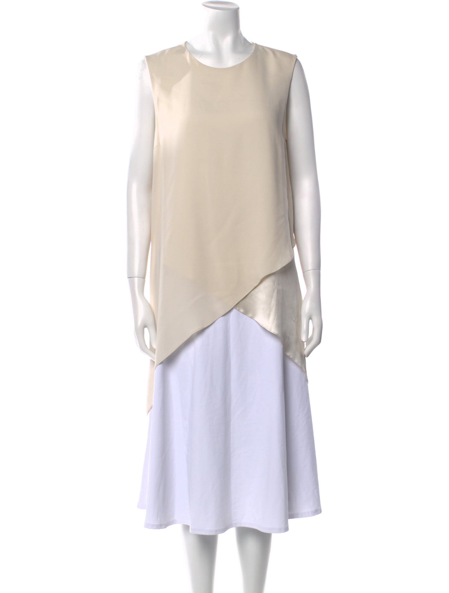 Brunello Cucinelli Silk Crew Neck Tunic