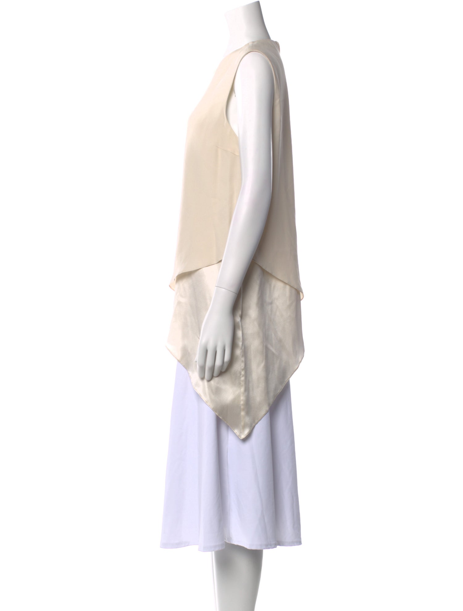 Brunello Cucinelli Silk Crew Neck Tunic