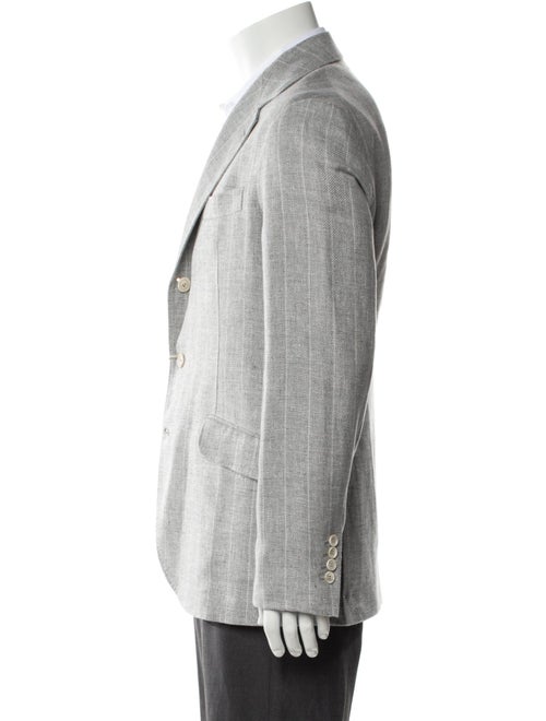 Brunello Cucinelli Linen Striped Blazer