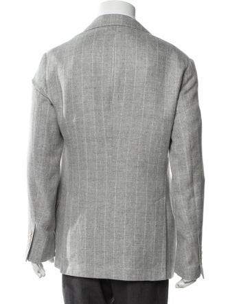 Brunello Cucinelli Linen Striped Blazer