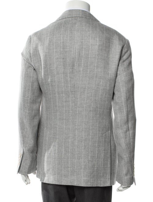 Brunello Cucinelli Linen Striped Blazer