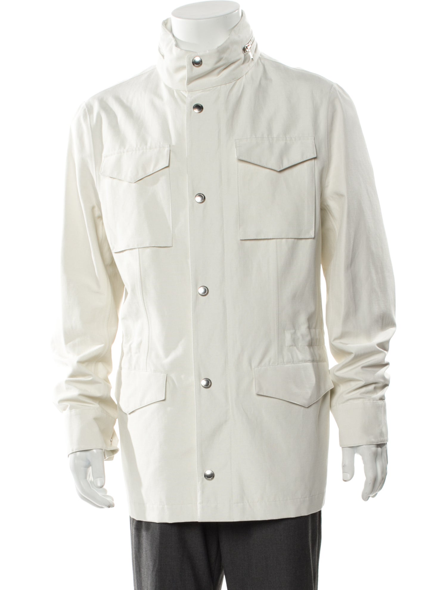 Brunello Cucinelli Linen Utility Jacket