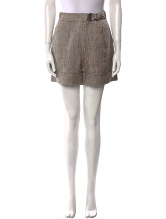Brunello Cucinelli Linen Mini Shorts