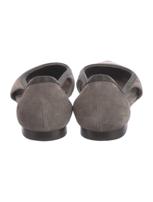 Brunello Cucinelli Suede Ballet Flats