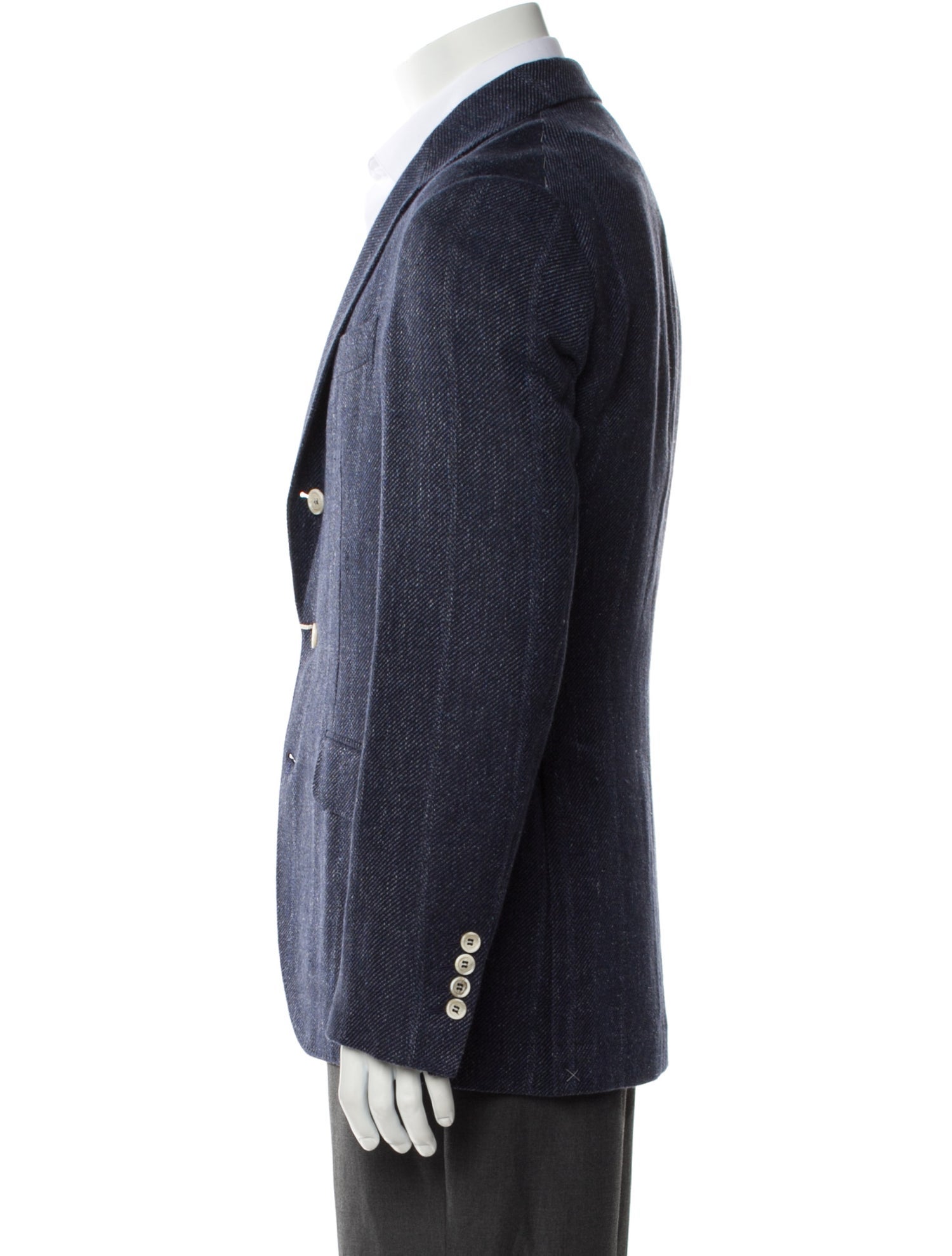 Brunello Cucinelli Tweed Pattern Blazer