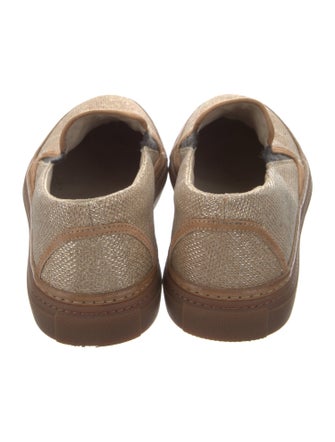 Brunello Cucinelli Glitter Accents Loafers