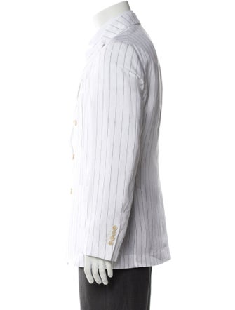 Brunello Cucinelli Linen Striped Blazer