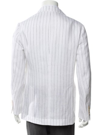 Brunello Cucinelli Linen Striped Blazer