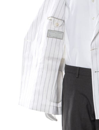 Brunello Cucinelli Linen Striped Blazer