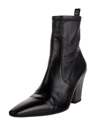 Brunello Cucinelli Monili Leather Sock Boots