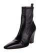 Brunello Cucinelli Monili Leather Sock Boots