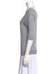 Brunello Cucinelli V-Neck Three-Quarter Sleeve T-Shirt